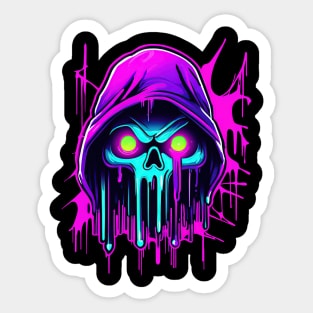 Grafitti skull Sticker